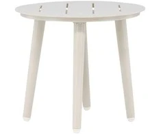 Venture Design Šoninis stalas, Lina, ⌀40 cm, Bežinis