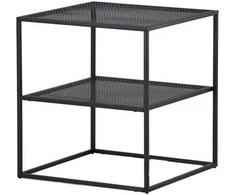 Venture Design Šoninis stalas, „Netz“, 60x55x55 cm, juodas