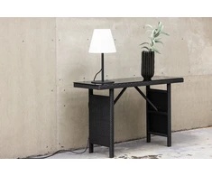 Venture Design Šoninis stalas, Padova, 120x40 cm, Juodas