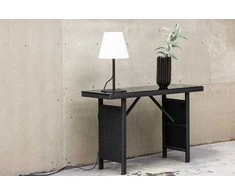 Venture Design Šoninis stalas, Padova, 120x40 cm, Juodas