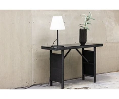 Venture Design Šoninis stalas, Padova, 120x40 cm, Juodas