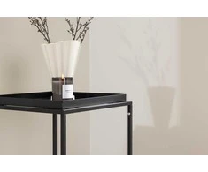 Venture Design Šoninis stalas, Porto Alegre, 45x45 cm, Juodas