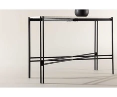 Venture Design Šoninis stalas, Razzia, 110x30x75 cm, Balta