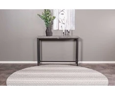Venture Design Šoninis stalas, Rise, 110x30x80 cm, Juodas