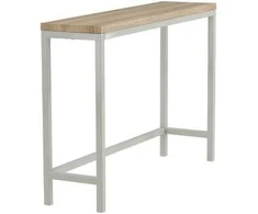 Venture Design Šoninis stalas, Rise, 110x30x80 cm, Pilka