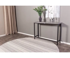 Venture Design Šoninis stalas, Rise, 110x30x80 cm, Juodas
