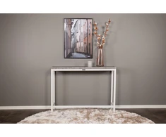 Venture Design Šoninis stalas, Rise, 110x30x80 cm, Balta