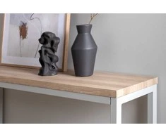 Venture Design Šoninis stalas, Rise, 110x30x80 cm, Pilka