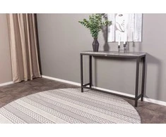 Venture Design Šoninis stalas, Rise, 110x30x80 cm, Juodas