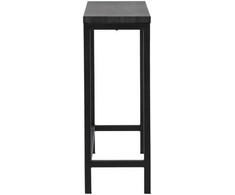 Venture Design Šoninis stalas, Rise, 30x110 cm, Juodas