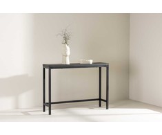 Venture Design Šoninis stalas, Rise, 30x110 cm, Juodas