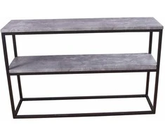 Venture Design Šoninis stalas, Rise Double, 70x110x30 cm, Juodas