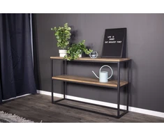 Venture Design Šoninis stalas, Rise Double, 110x30 cm, Juodas