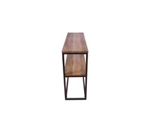 Venture Design Šoninis stalas, Rise Double, 110x30 cm, Juodas