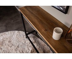 Venture Design Šoninis stalas, Rise Sidobord, 110x30x80 cm, Juodas