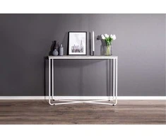 Venture Design Šoninis stalas, Rūmai, 80x110x30 cm, Tamsiai pilka