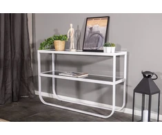 Venture Design Šoninis stalas, Supamas, 70x110x30 cm, Balta