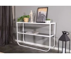 Venture Design Šoninis stalas, Supamas, 70x110x30 cm, Balta