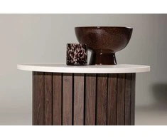 Venture Design Šoninis stalas, Visingsö, ⌀52 cm, Beždžio spalva