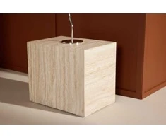 Venture Design Šoninis stalas, York, 30x35x25 cm, Bežinis