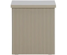 Venture Design Šoninis staliukas Lenox 40x40x45 cm smėlio spalvos MDF