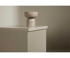 Venture Design Šoninis staliukas Lenox 40x40x45 cm smėlio spalvos MDF