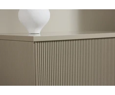 Venture Design Šoninis staliukas Lenox 80x60x40 cm smėlio spalvos MDF