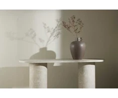 Venture Design Šoninis staliukas Narvik 80x120x40 cm, smėlio spalvos MDF