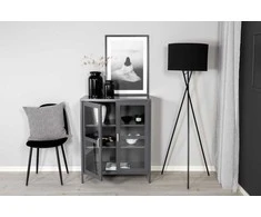 Venture Design Spinta, Acero - Žema, 80x97 cm, Šviesiai pilka