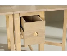 Venture Design Stalas, Edward Drop Leaf, 150x80 cm, baltašviesa