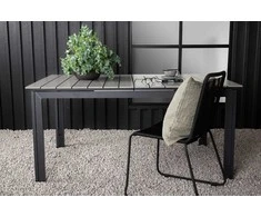 Venture Design Stalas, Lygiai, 160x100 cm, Juoda