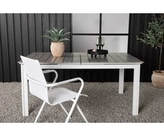 Venture Design Stalas, lygiai, 160x100 cm, Balta