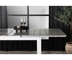 Venture Design Stalas, lygiai, 160x100 cm, Balta