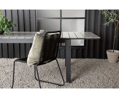 Venture Design Stalas, Lygiai, 160x100 cm, Juoda