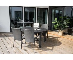 Venture Design Stalas, Marbella, ø140 cm, Juodas
