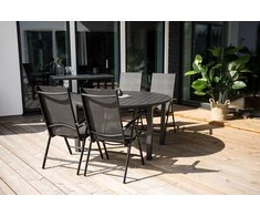 Venture Design Stalas, Marbella, ø140 cm, Juodas