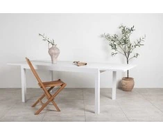 Venture Design Stalas, Marbella, 75x160x100 cm, Balta