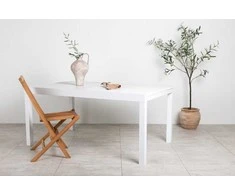 Venture Design Stalas, Marbella, 75x160x100 cm, Balta