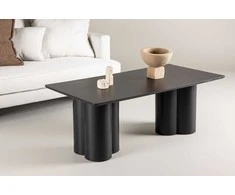 Venture Design Staliukas prie sofos, Olivia, 120x60 cm, Juodas