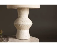 Venture Design Stalo lampa, Valön, ⌀30 cm, šviesiai gelsvai pilka