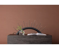 Venture Design Stalo lempa, žvakidė „Björnrike“, 30x55 cm, Juoda