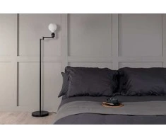 Venture Design Stovinė lempa, Virro, 126x44.5x25.5 cm, Juoda