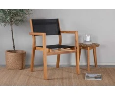 Venture Design Sudėjimo kėdė, Veneicija, 2 vnt., 60x61x85 cm, Juoda