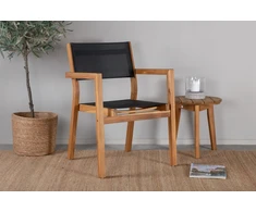 Venture Design Sudėjimo kėdė, Veneicija, 2 vnt., 60x61x85 cm, Juoda