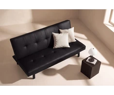 Venture Design Sulankstoma lova-sofa Bodil, juoda