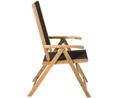 Venture Design Sulankstomas kėdė 47.5x52.5 cm Juoda virvė akacija
