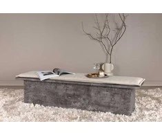 Venture Design Suolių sėdynė „Kellogg“, 160x40 cm, pilka
