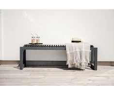 Venture Design Suoliukas Athena 140x38x45 cm Juodas