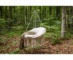 Venture Design Sūpuoklinė kėdė, Hamtic, 80x60 cm, Balta