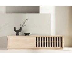 Venture Design Televizoriaus staliukas, Lugo, 180x45 cm, Baltas apdaila